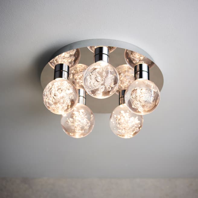 Endon Lighting Ava Five Bulb Bathroom Light, Chrome Plate