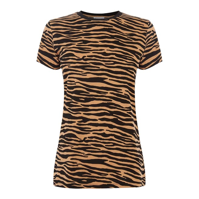 Warehouse Animal Tiger Print T-Shirt