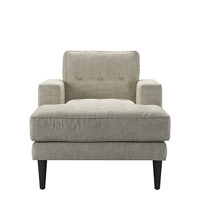sofa.com Mabel Chaise Armchair in Marble Chelsea Linen