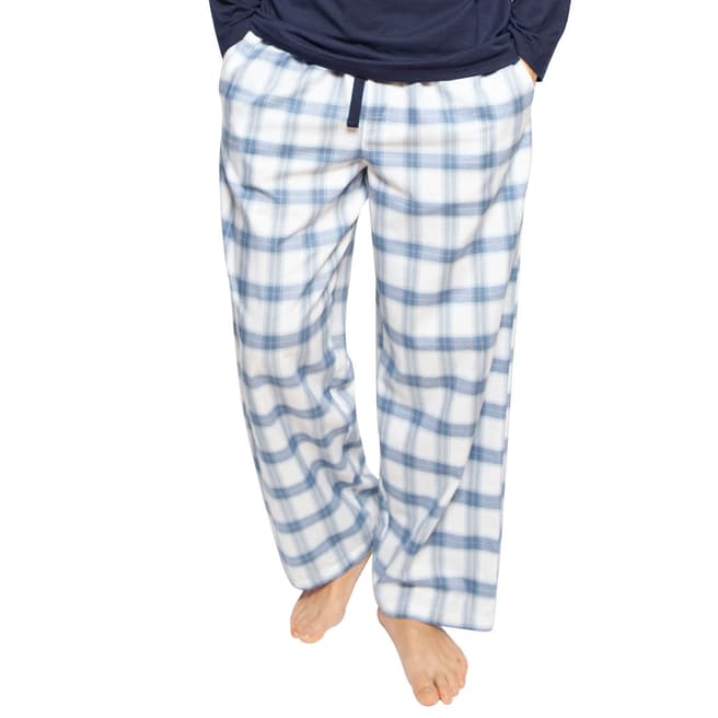 Cyberjammies Harper Woven Blue Check Pyjama Pant
