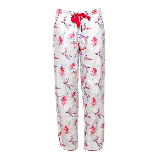 Cyberjammies Multi Evie Woven Hummingbird Print Pyjama Pant