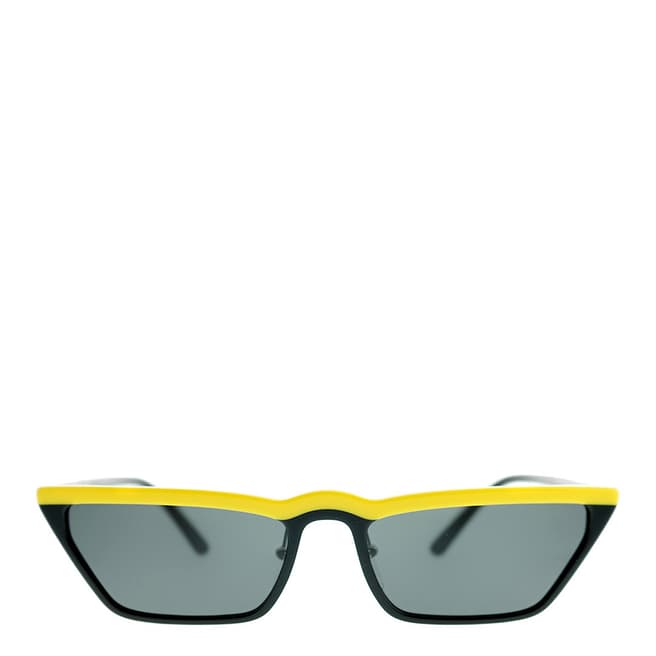 Prada Women's Black/Yellow Prada Sunglasses 58mm