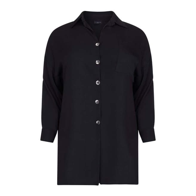 Live Unlimited Navy Long Line Shirt