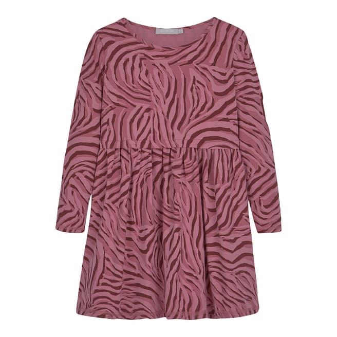 Mint Velvet Pink Zebra Print Jersey Dress