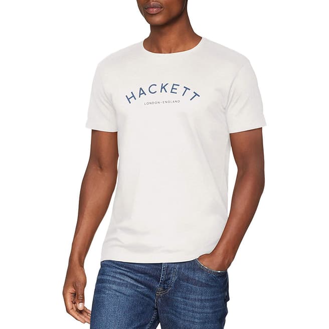 Hackett London Ecru Classic T-Shirt