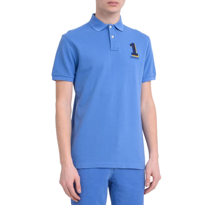 Hackett London Blue New Classic Polo Shirt