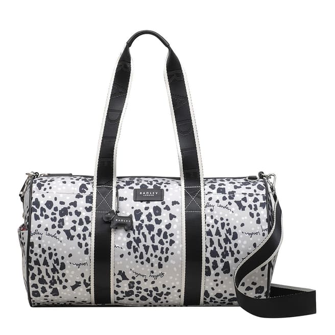 Radley Light Grey Leopard Duffle Bag
