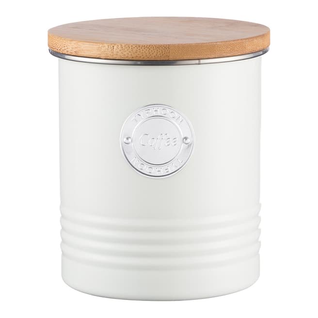 Typhoon Cream Living Coffee Canister, 1L