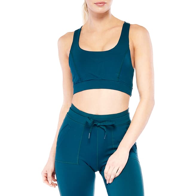Electric Yoga Teal Meet Me At The Finish Line Bra