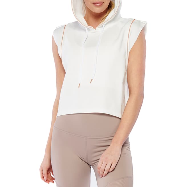 Electric Yoga White Rose All Day Top