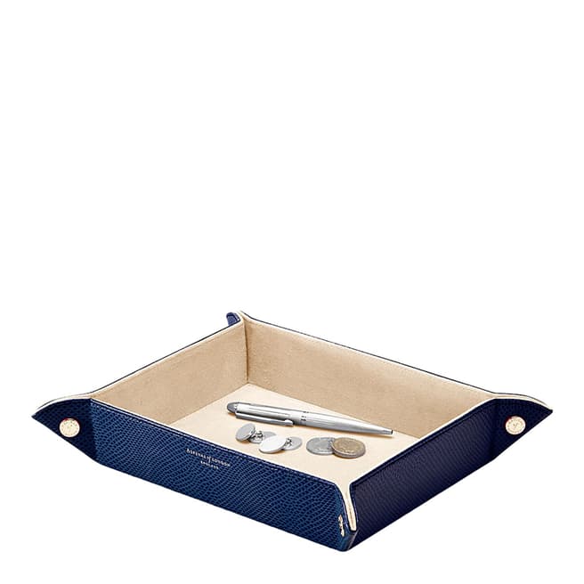 Aspinal of London Midnight Lizard Large Tidy Tray