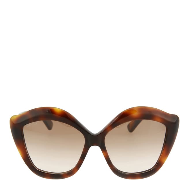 Gucci Women's Tortoiseshell Cat Eye Sunglasses