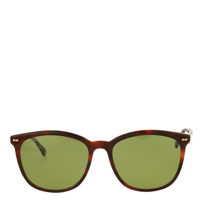Gucci Women's Red/Green Tortoiseshell Sunglasses