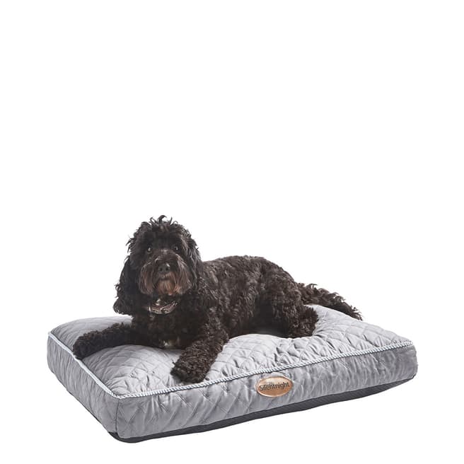Silentnight Grey Ultra bounce Pet Bed 75x50x11cm
