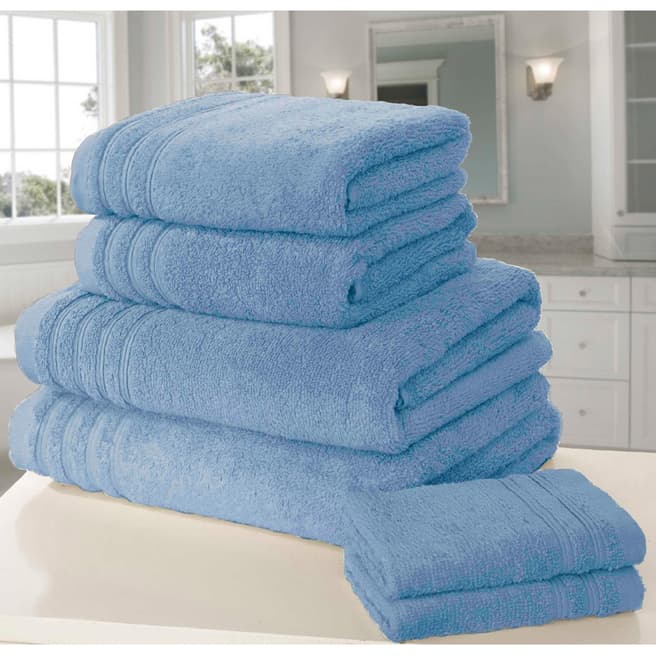 Rapport So Soft Pair of Bath Sheets, Blue