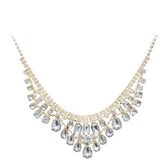 Ted Baker Gold Crystal Chain Necklace