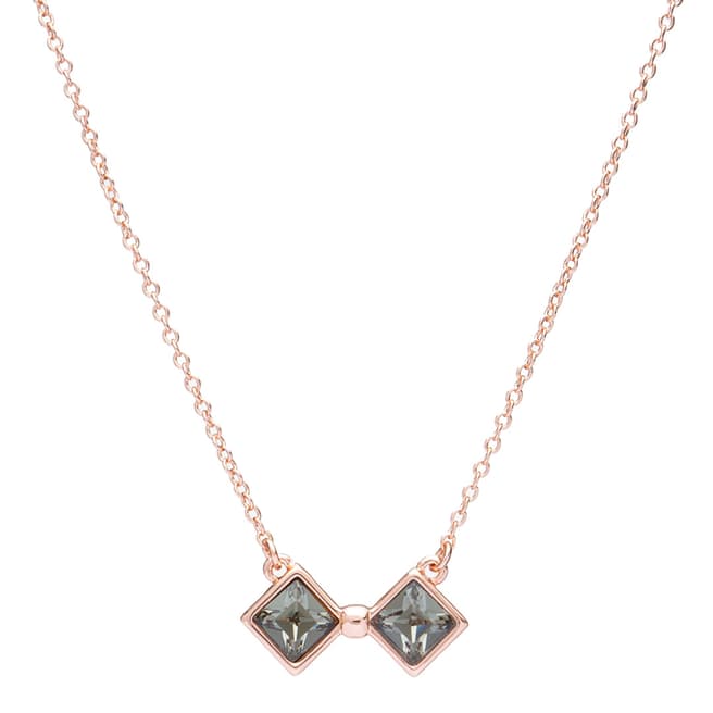 Ted Baker Rose Gold Kaila Large Kite Bow Necklace