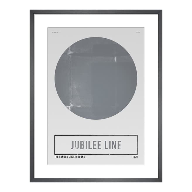 Nick Cranston Jubilee Line 35.5x28cm Framed Print