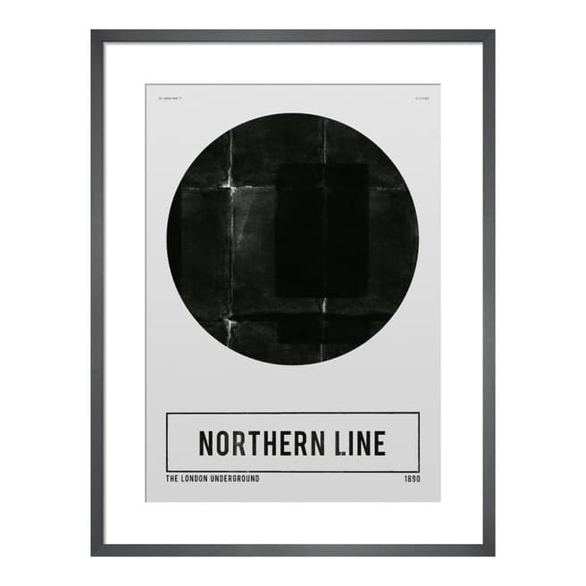 Nick Cranston Northern Line 35.5x28cm Framed Print