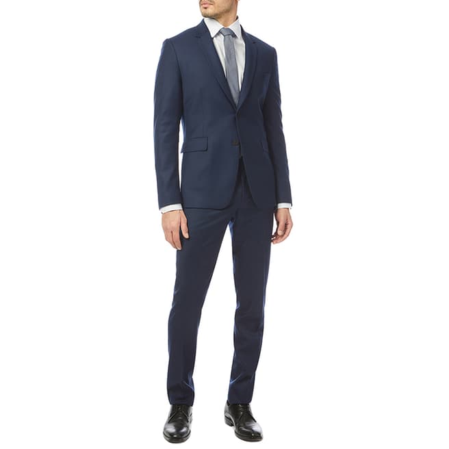 PAUL SMITH Navy Kensington Wool/Cashmere Blend Suit