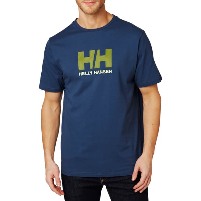 Helly Hansen Men's Blue Hh Logo T-Shirt