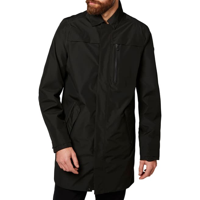 Helly Hansen Men's Black Stockholm Rain Coat