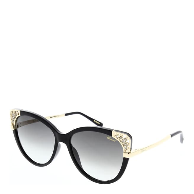 Chopard Women's Black Chopard Sunglasses 57mm