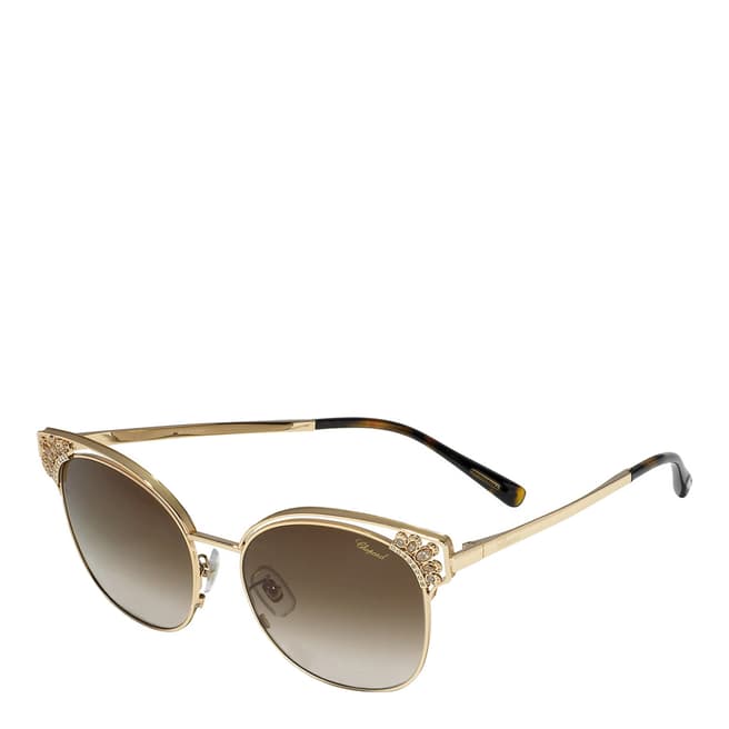 Chopard Women's Gold Chopard Sunglasses 57mm