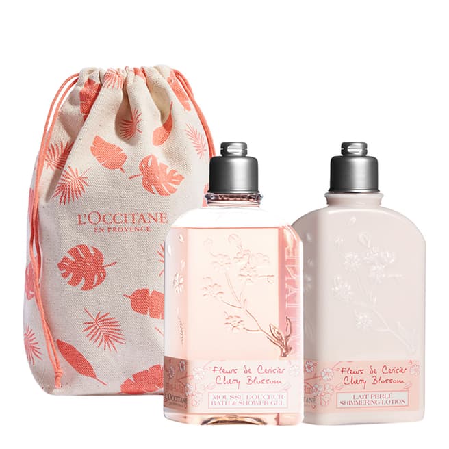 L'Occitane Cherry Blossom Floral Duo - Worth £43