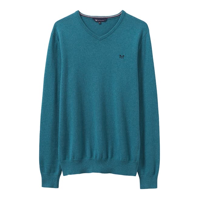 Crew Clothing Teal Foxley Jumper
