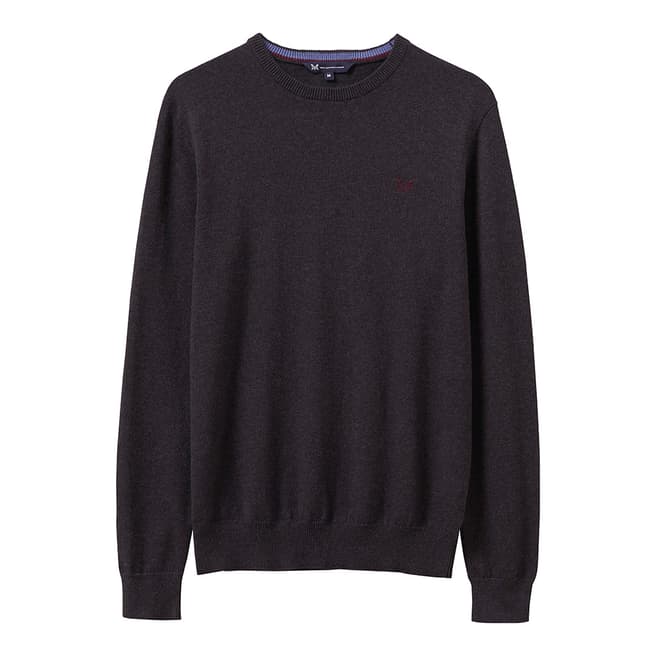 Crew Clothing Charcoal Foxley Jumper