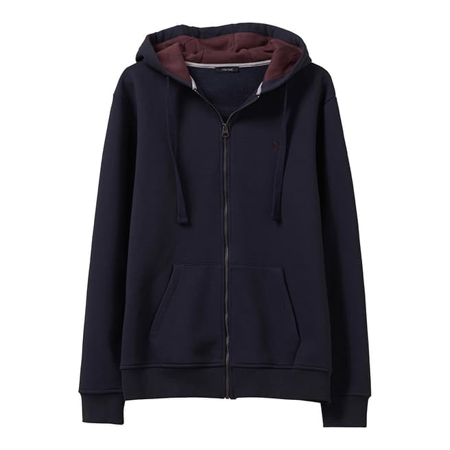 Crew Clothing Navy Lifford Hooded Top