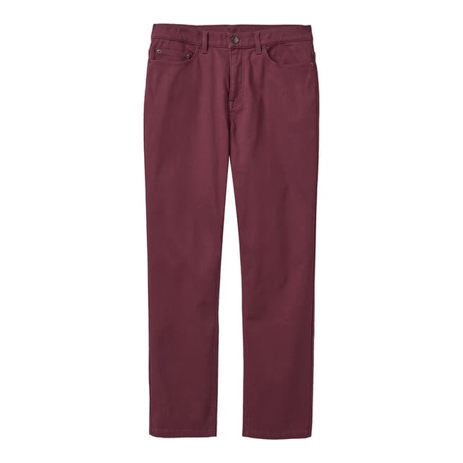 Crew Clothing Dark Red Spencer Cord Trousers