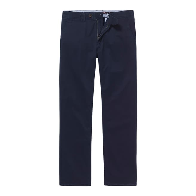 Crew Clothing Navy Cotton Trousers