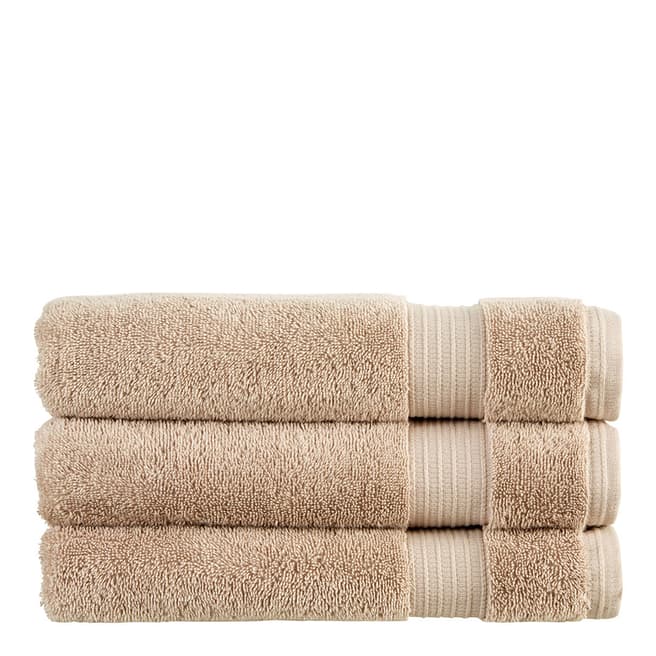 Christy Sanctuary Set of 3 Towel Bale, Pebble