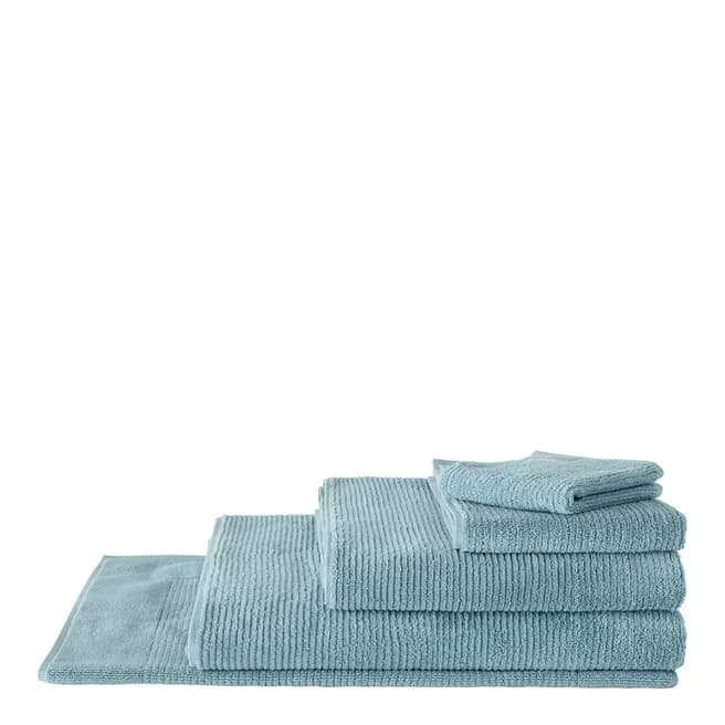 Sheridan Living Textures Bath Towel, Misty Blue