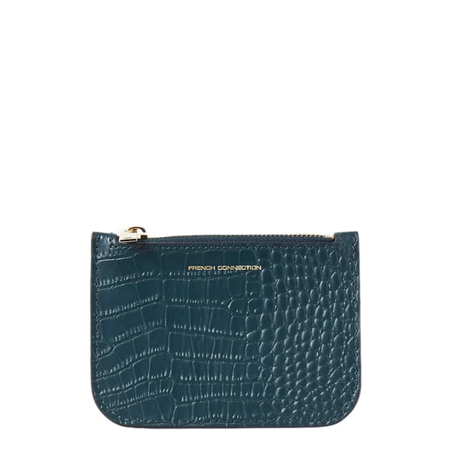 French Connection Bayu Green Zip Purse