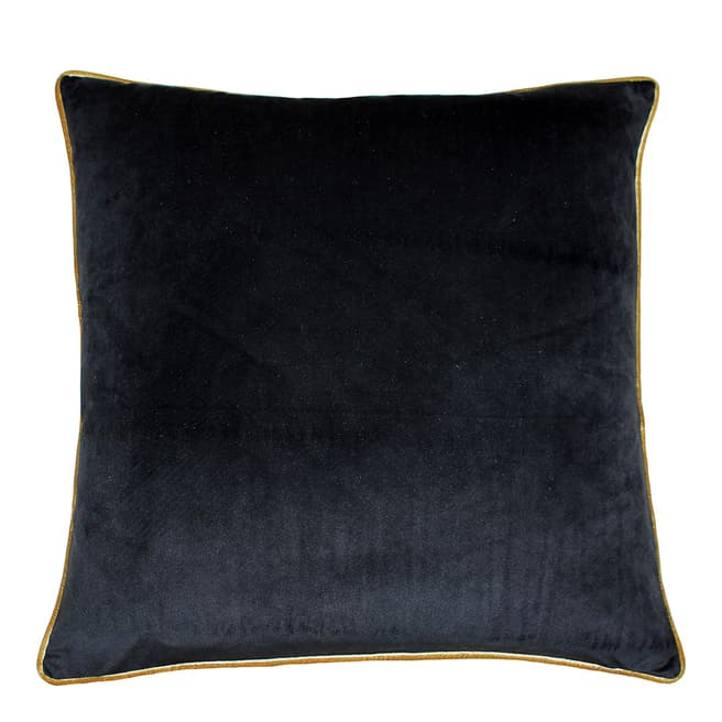 Paoletti Black/Gold Meridian Cushion, 55x55cm