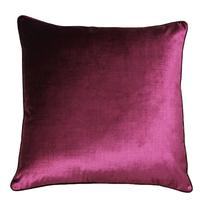 Riva Home Cranberry Luxe Velvet Cushion 55x55cm