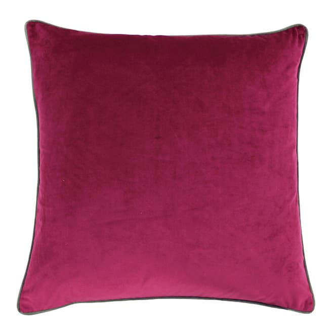 Riva Home Cranberry/Moss Meridian Cushion 55x55cm