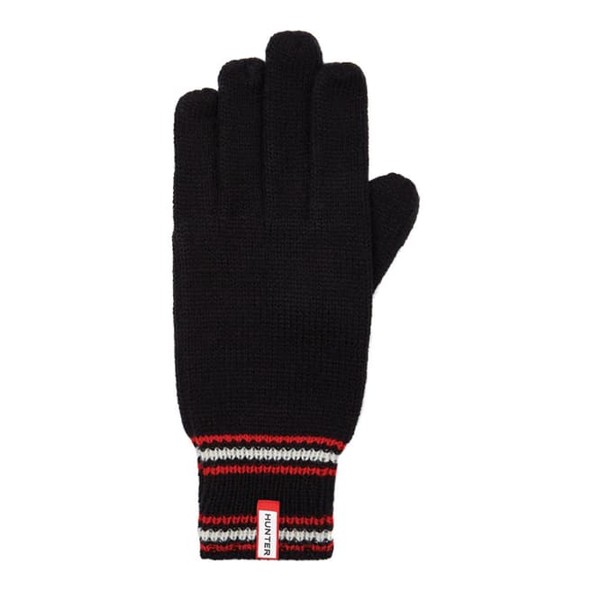 Hunter Black Stripe Detail Gloves