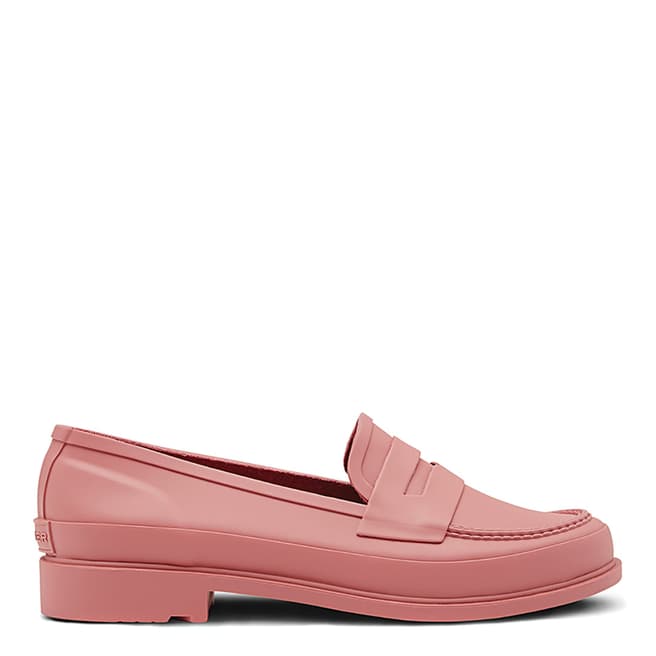 Hunter Pink Matte Refined Penny Loafers