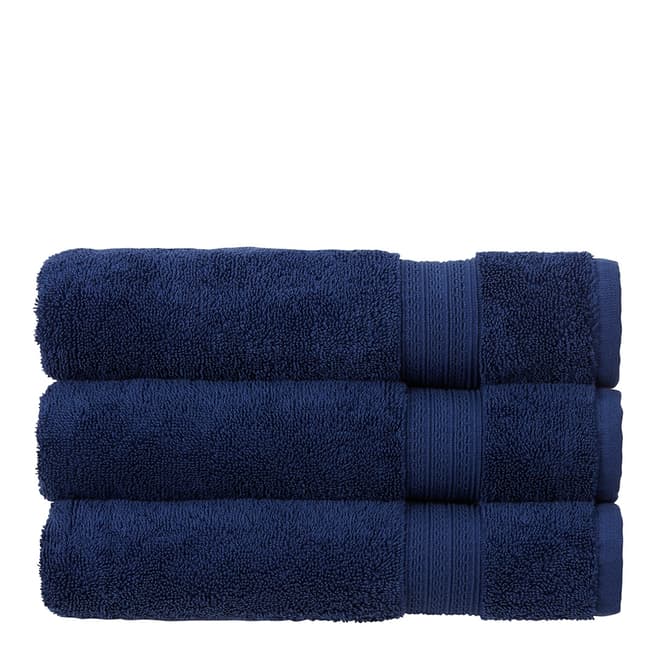 Christy Tempo Bath Towel, Navy