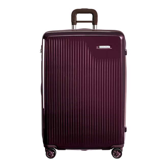 Briggs & Riley Plum Sympatico Large Expandable Spinner