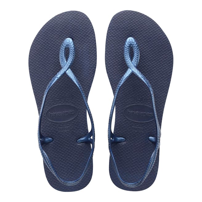 Havaianas Navy Blue Luna Sandals