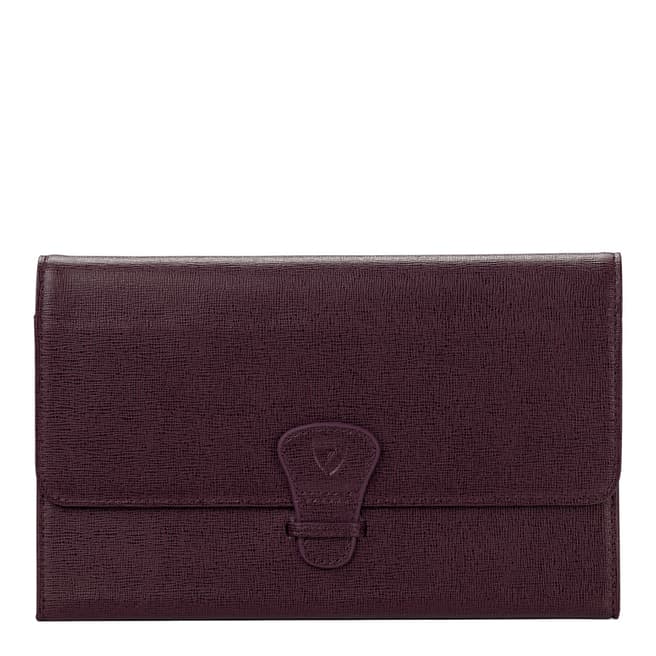 Aspinal of London Burgundy Classic Travel Wallet