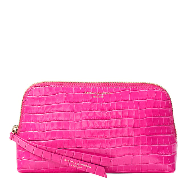 Aspinal of London Penelope Pink small Essential Cosmetic Case