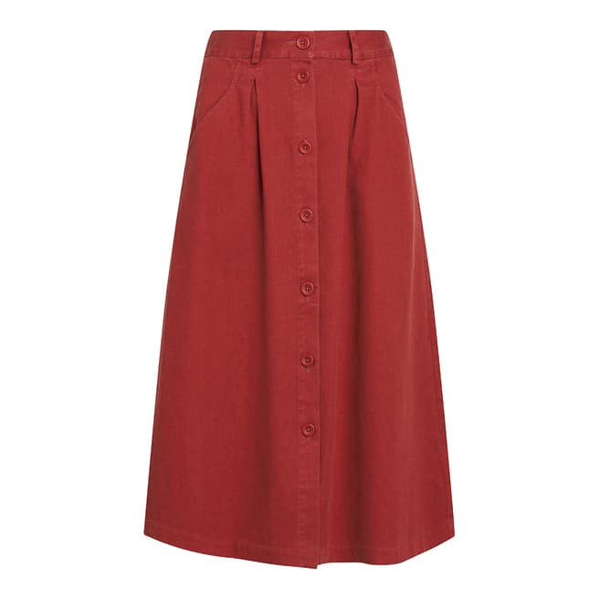 Seasalt Red Screen Test Skirt