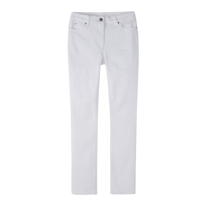 Pure Collection White Mowbray Slim Stretch Jeans