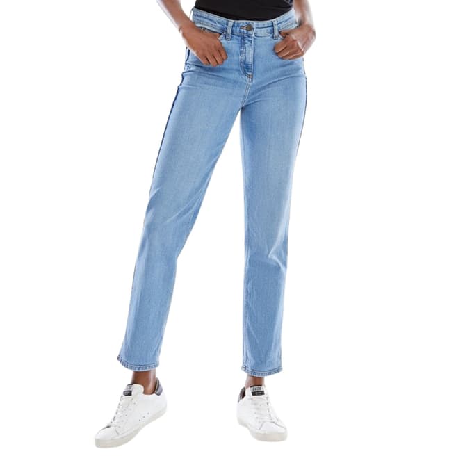 Pure Collection Blue Montpellier Slim Boyfriend Stretch Jeans